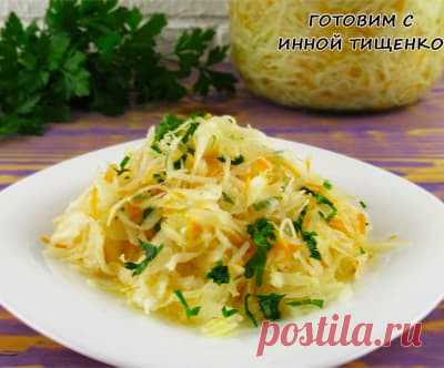 Маринованная капуста за 1 сутки