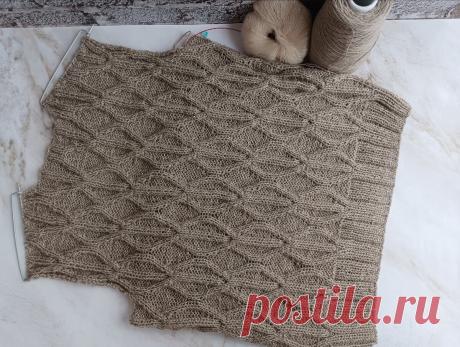 Базовый свитер с узором от Shein. Описание процесса. | Людмила Пряжевская творчество на спицах | Дзен