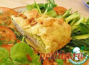 Пирог из лаваша и картофеля - кулинарный рецепт