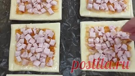 Мини-пиццы на скорую руку