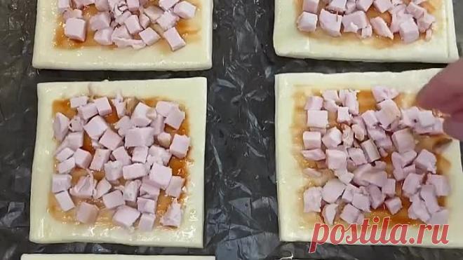 Мини-пиццы на скорую руку