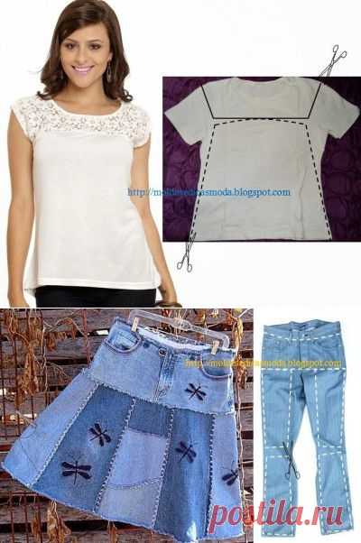 Очередная порция идей по переделке одежды | Варварушка-Рукодельница