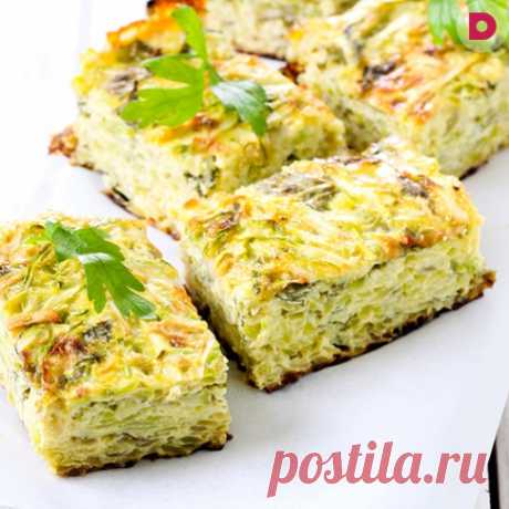 Рецепт дня: омлет с кабачками