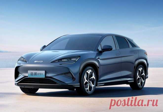 BYD Sea Lion 07 2024: новый электрический среднеразмерный внедорожник