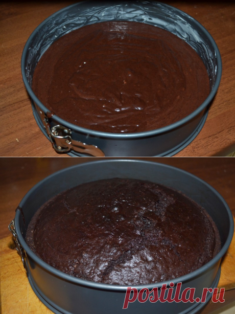 Шоколадный торт на раз, два, три.