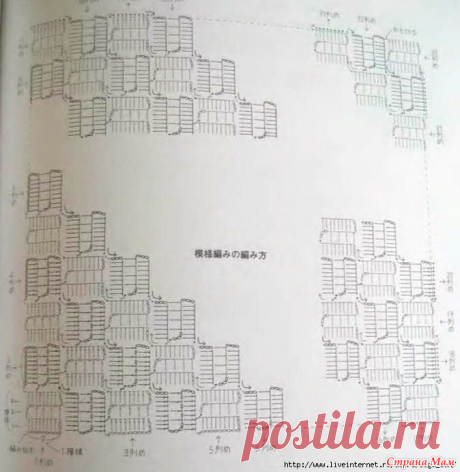 Схемы к бело-розовой жакетке-безрукавке: Фото альбомы - Страна Мам