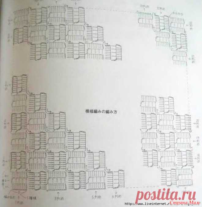 Схемы к бело-розовой жакетке-безрукавке: Фото альбомы - Страна Мам