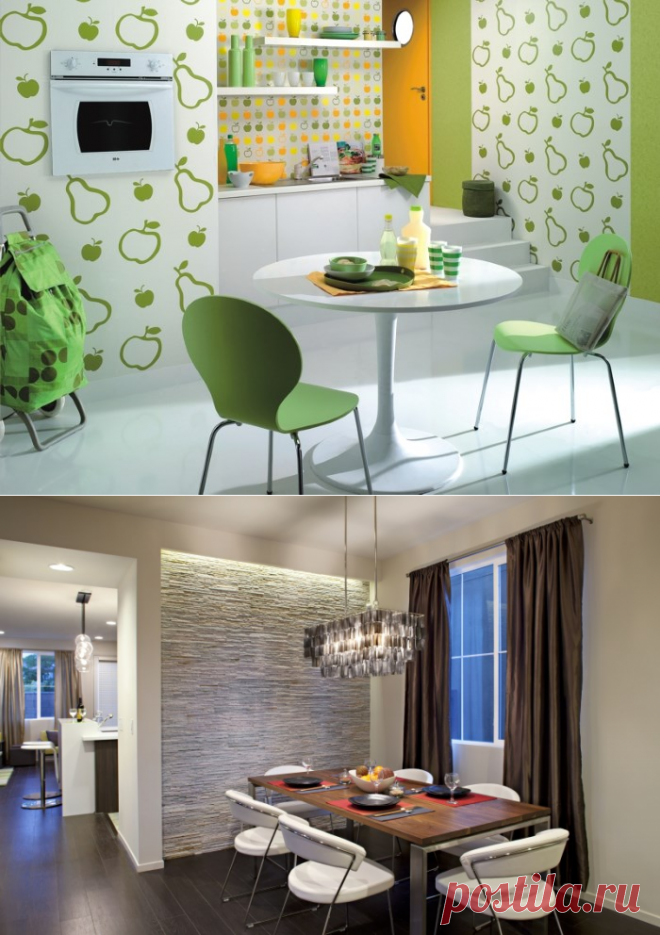 Декорирование стен своими руками: тарелки, декупаж и камень для декора