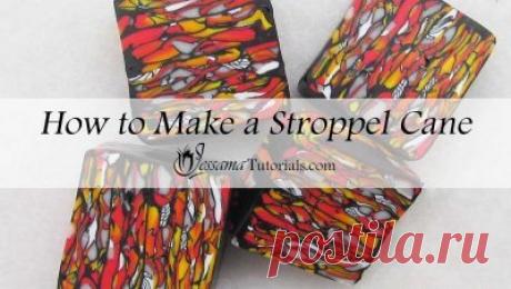 Polymer Clay Stroppel Cane Tutorial