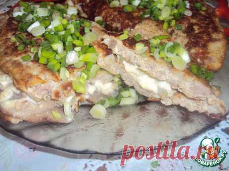 Ленивый бризоль или мясной омлет..
