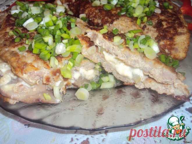 Ленивый бризоль или мясной омлет..