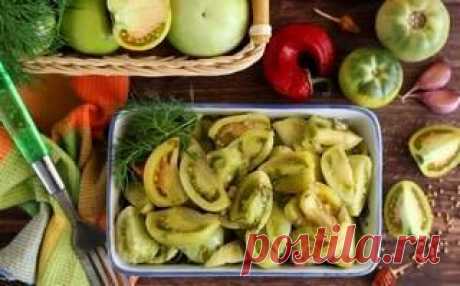 Соленые зеленые помидоры — 8 лучших рецептов