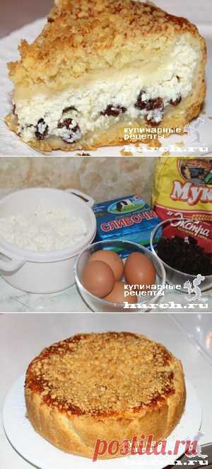 Песочный пирог с творогом  |  Харч.ру  - рецепты для любителей вкусно поесть