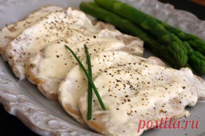 Эскалоп под сливочным соусом — Sloosh – кулинарные рецепты