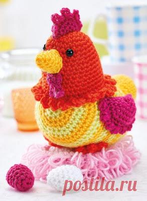 Пасхальная курочка | 700 схем амигуруми на русском