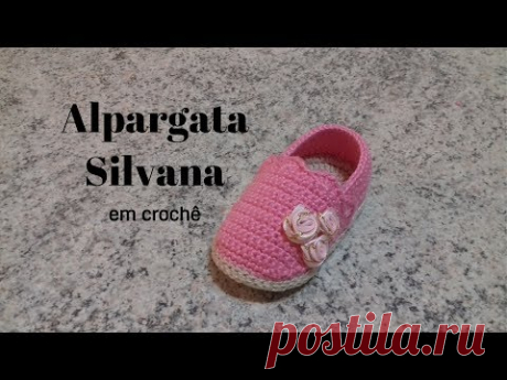 Alpargata Silvana em crochê