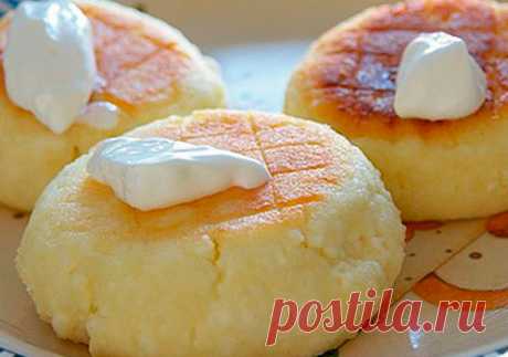 Рецепт: Сырники с начинкой