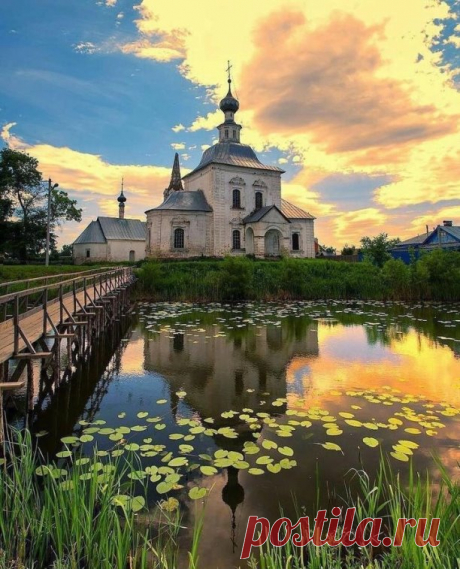 Суздаль — один из красивейших городов Золотого кольца.