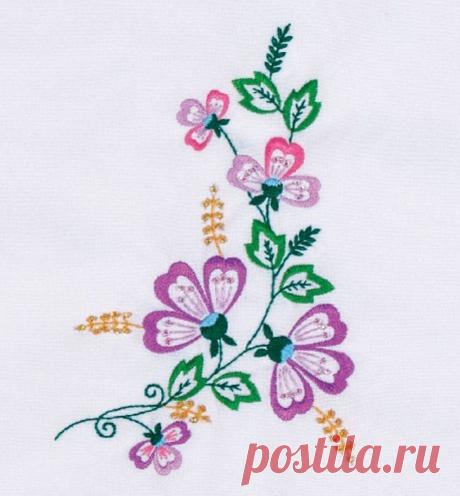 Все узоры для вышивки гладью