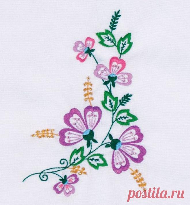 Все узоры для вышивки гладью