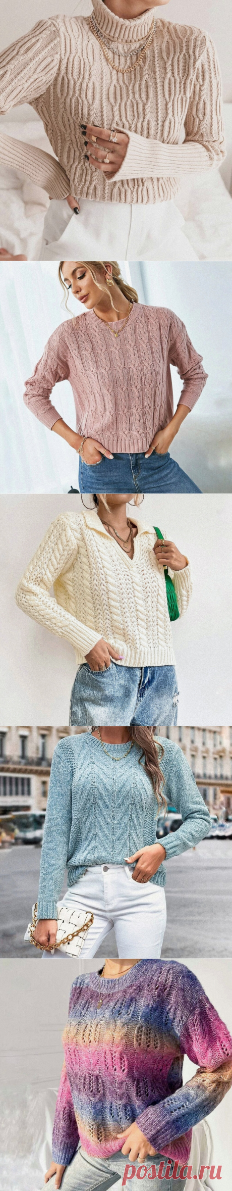 Вяжем косы и жгуты. Модели со схемами.