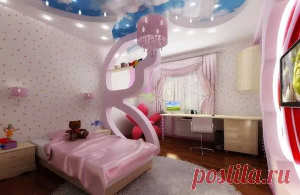 Интерьеры детских комнат | 176 фотографий