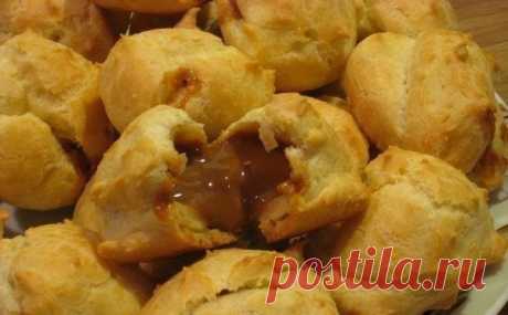 Как приготовить эклеры со сгущенкой - рецепт, ингредиенты и фотографии