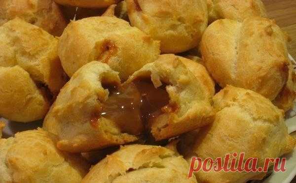 Как приготовить эклеры со сгущенкой - рецепт, ингредиенты и фотографии