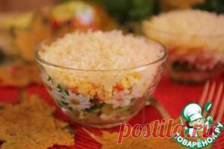 Слоеный салат &quot;Вкуснющий&quot; - кулинарный рецепт