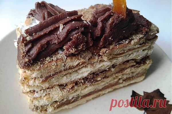 Вот это вкуснятина! Потрясающе вкусный тортик без выпечки! Пробуйте, не пожалеете! Торт из печенья "Кофе с шоколадом" Смотри на сайте...
