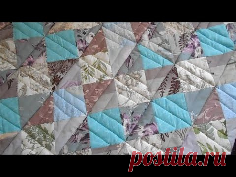 двухстороннее лоскутное одеяло