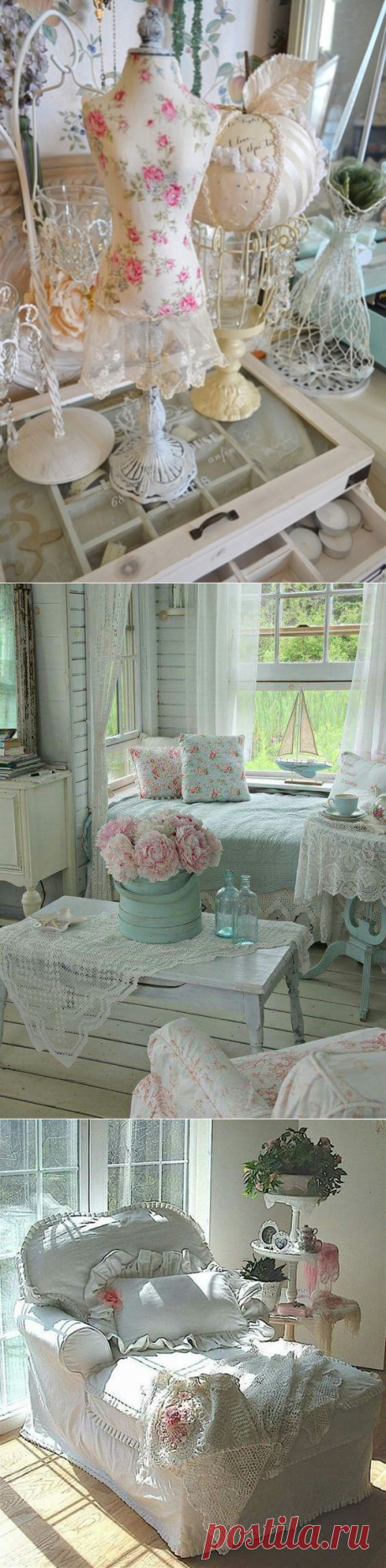 Стиль Шебби Шик (Shabby Chic) в интерьере. — Мой Прекрасный Дом