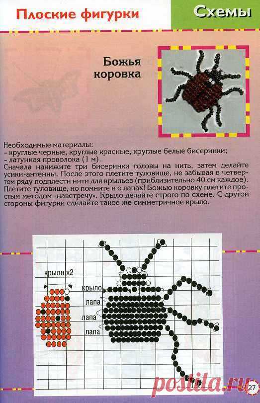 Плоские фигурки из бисера для начинающих, схемы / Схемы плетения бисером, цветы и деревья из бисера, игрушки своими руками - мастерклассы, макраме, фриволите / Ёжка - стихи, загадки, творчество и уроки рисования для детей