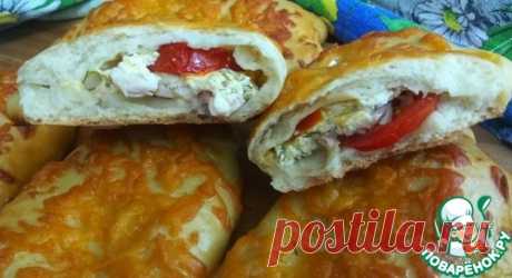 Закрытая пицца с курицей и творогом – кулинарный рецепт