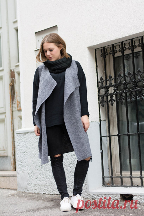 DIY Tutorial: So machst du dir eine ärmellose Weste - fashiontamtam.com