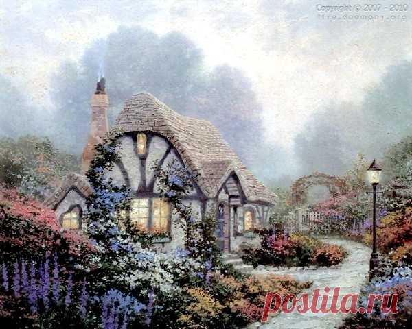 живопись Thomas Kinkade - 69 фото. Фотографии Валентин Иванов.