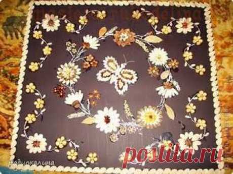 Мастера рукоделия - рукоделие для дома. Бесплатные мастер-классы, фото и видео уроки - Мастер-класс по рисованию крупами: Панно "Осенний вальс"