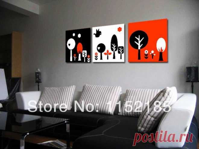 art paintings women Picture - More Detailed Picture about Free shipping black and white and red still life picture 3 panels abstract oil art paintings canvas wall painting for bedroom Picture in Painting & Calligraphy from Your Style Shop | Aliexpress.com | Alibaba Group
