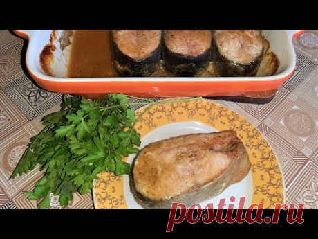 Сочные Стейки Кеты в Духовке в Медово-Горчичном Маринаде - Как Приготовить Кету Сочной / Chum Salmon