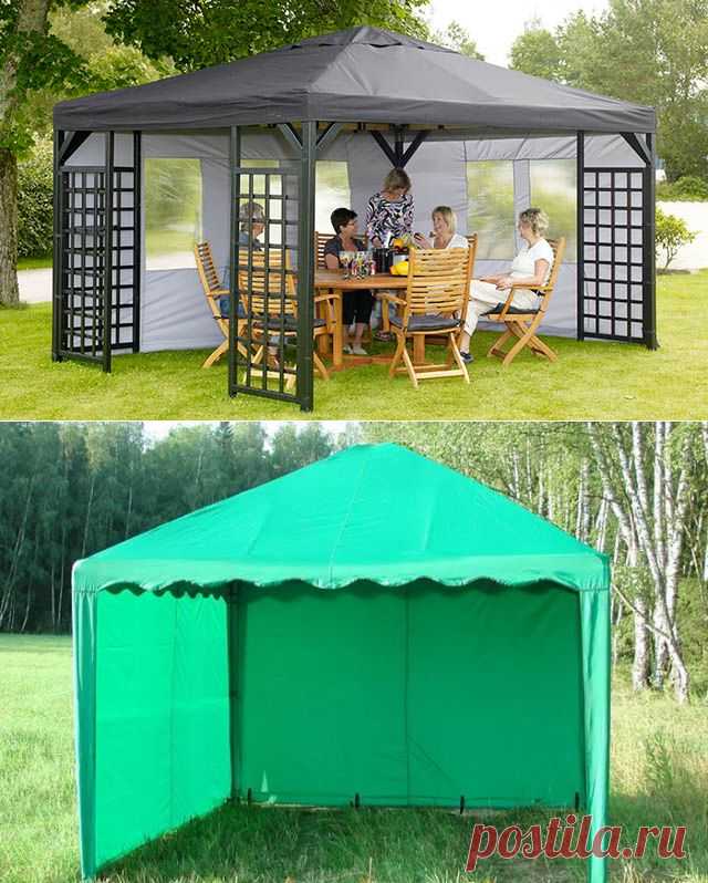Беседки шатры на стальном каркасе для дачи. Фото, цена — Этотдом