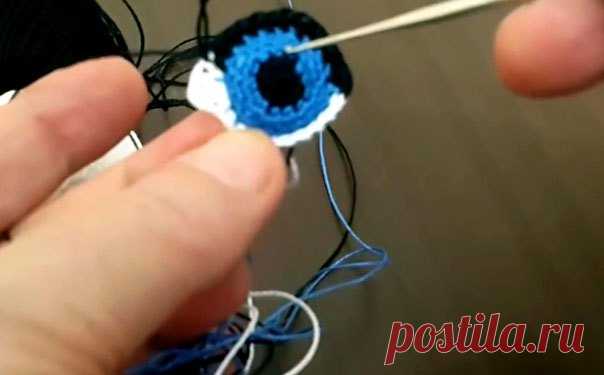 Как вязать глаза. Мастер-класс