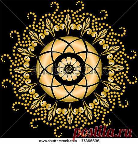 Beautiful Circular Pattern For Your Design Векторная иллюстрация 77866696 : Shutterstock