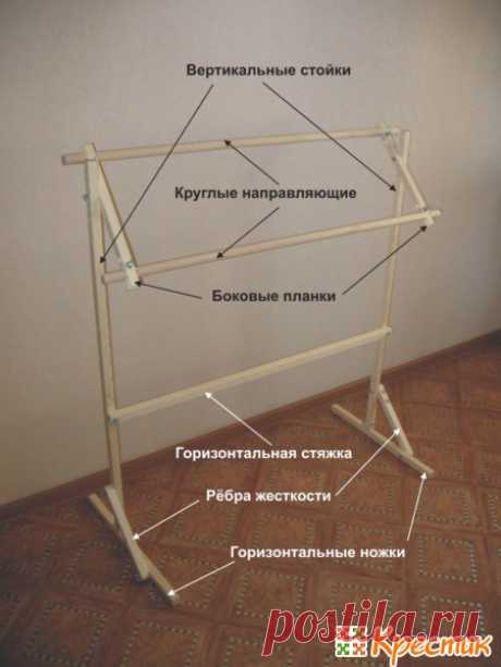 Станок для вышивания своими руками, который обойдётся вам в разы дешевле покупного! | Крестик