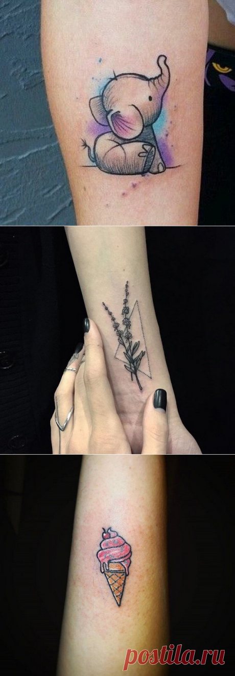 Модные тату для девушек – фото, идеи татуировки для девушек, маленькие тату