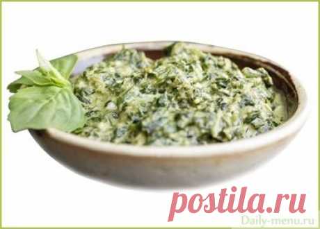 Соус Песто - Рецепты пользователя vitateva - Daily-menu.ru