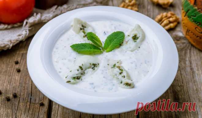 Гебжалия с молочным соусом