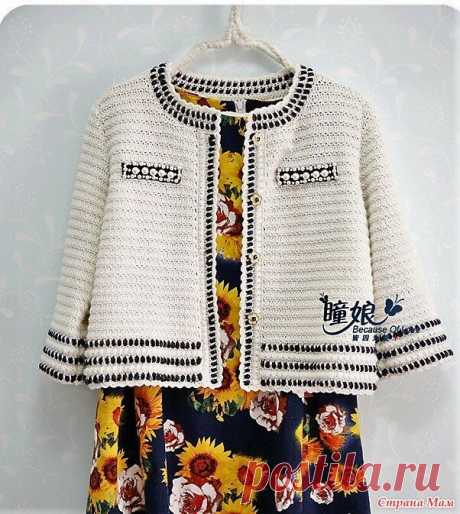 Вяжем жакеты в стиле Шанель спицами и крючком. | Вязаный смак! Пульс Mail.ru