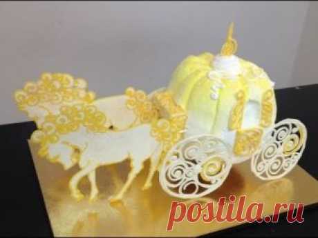 How To Make A Cinderella Carriage DIY Cake Decorating