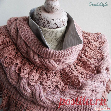 Потрясающий женственный снуд Стефания