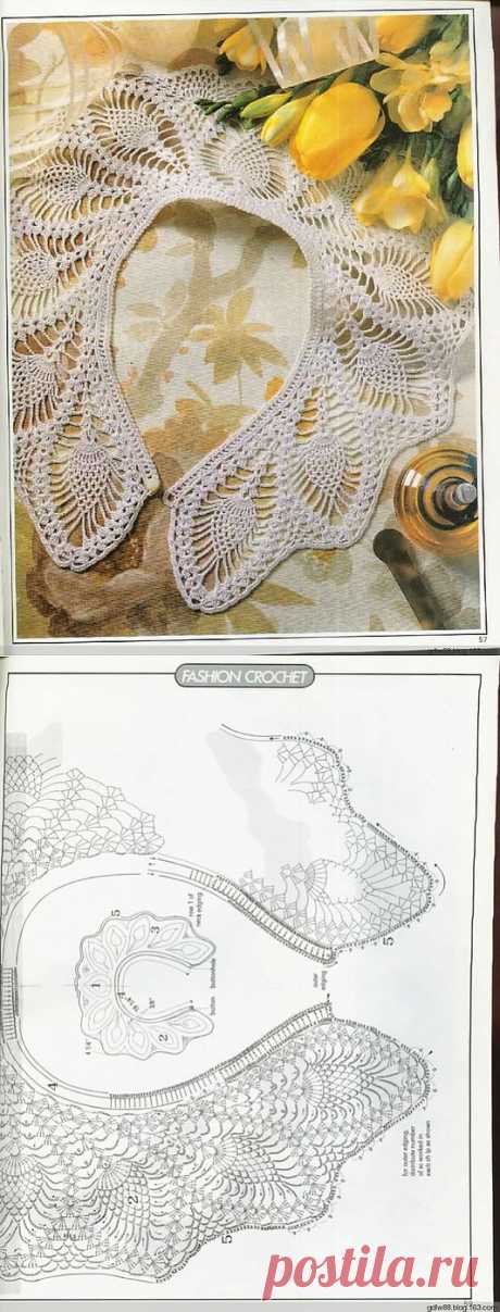 Кружевные воротнички.